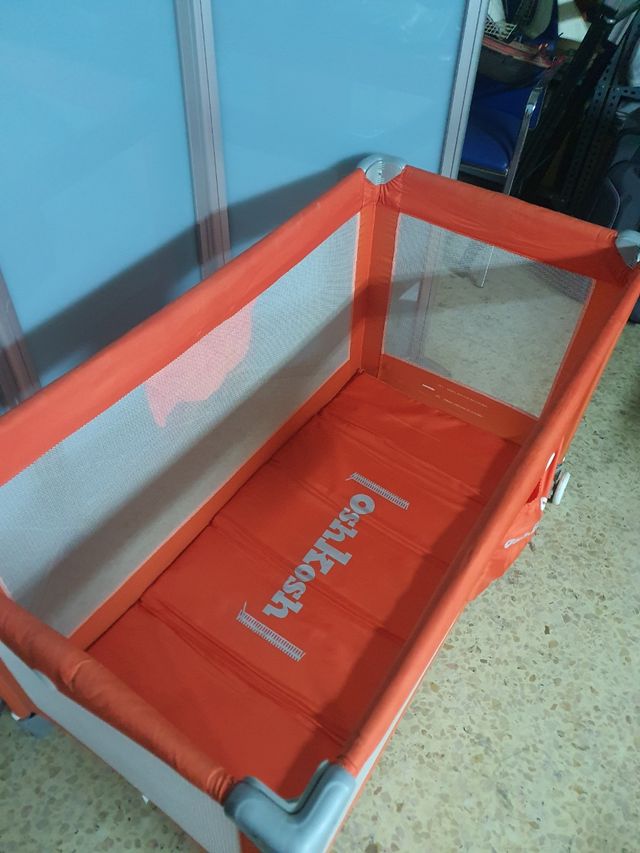 Cuna de viaje plegable con colchon