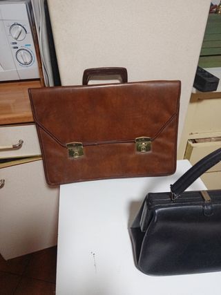 Maletín y bolso vintage 