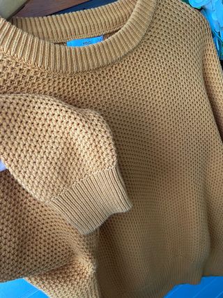 Jersey mostaza de Mango