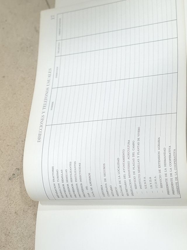 Libro Agricultura  cuentas de explotación