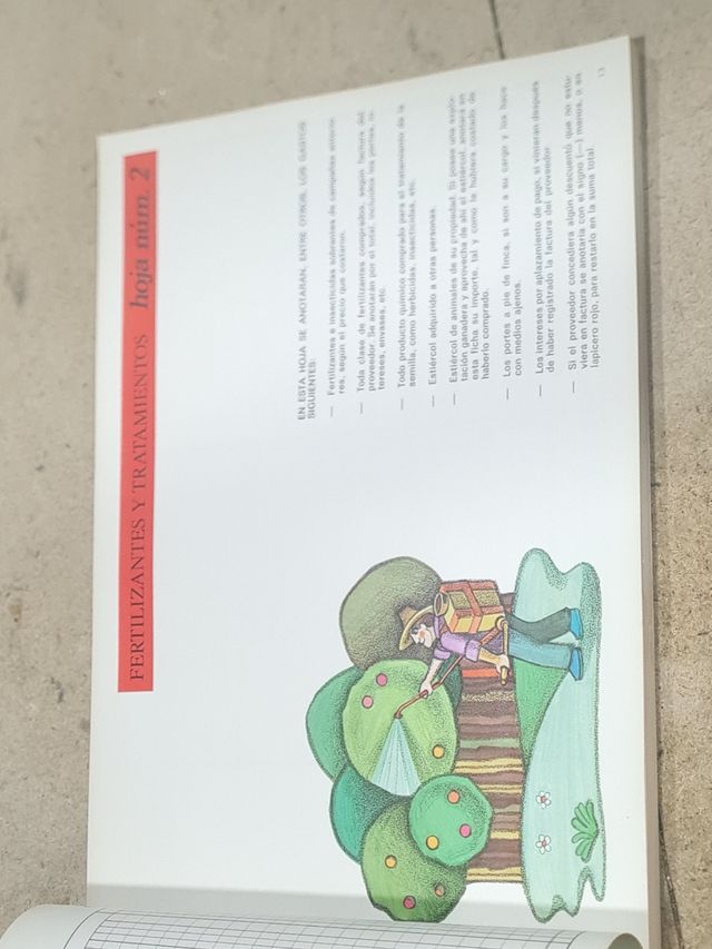 Libro Agricultura  cuentas de explotación