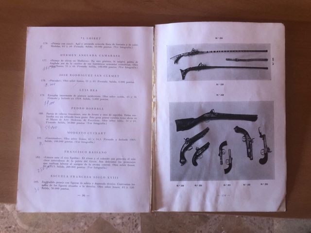 catalogo de subastas nº18 de 1971