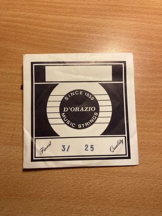 corda RE 3 X violino d'orazio nuova