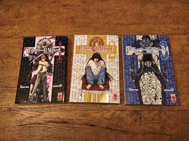 Manga Death Note, 3 volumi