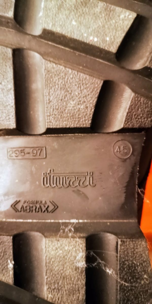 Bota militar auténtica Vintage talla 45