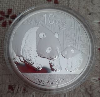 Moneda 1 Onza panda año 2011