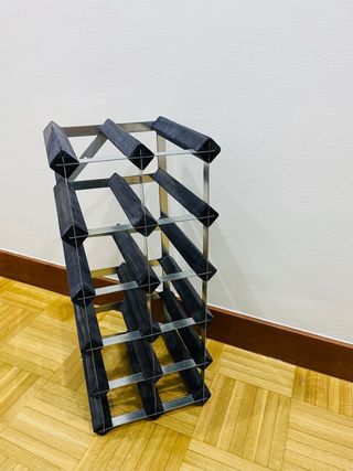 Botellero de madera