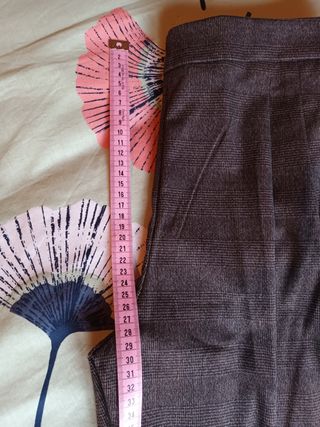 Pantalón mujer a cuadros