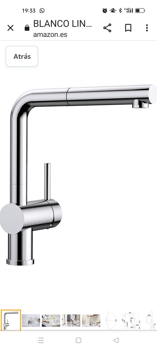 Grifo de cocina nuevo