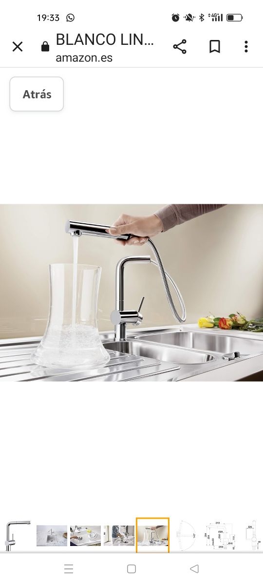 Grifo de cocina nuevo