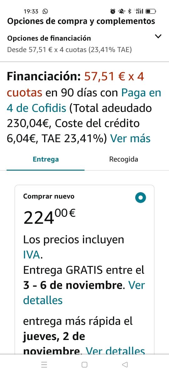 Grifo de cocina nuevo