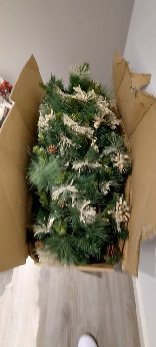 Árbol Nevado Navidad