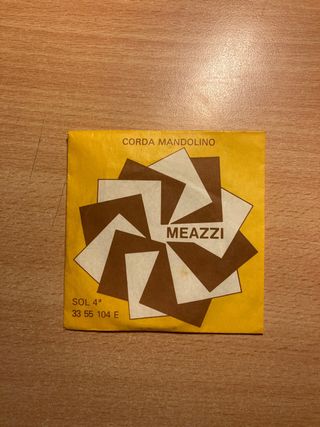 meazzi corda per mandolino 4° Sol Ø 032