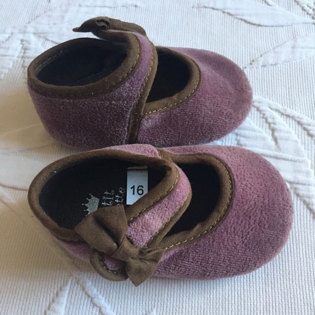 zapato niña talla 16 morado