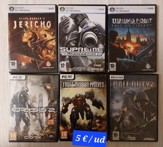 JUEGOS PS2-PS3-PC CD ROM-PC DVD ROM