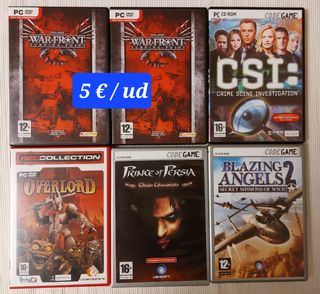 JUEGOS PS2-PS3-PC CD ROM-PC DVD ROM