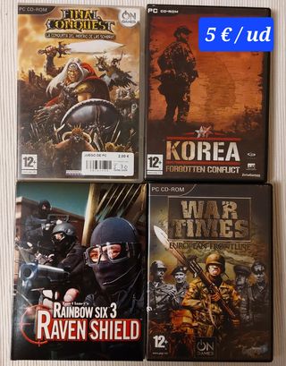 JUEGOS PS2-PS3-PC CD ROM-PC DVD ROM