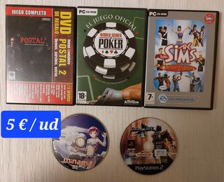 JUEGOS PS2-PS3-PC CD ROM-PC DVD ROM