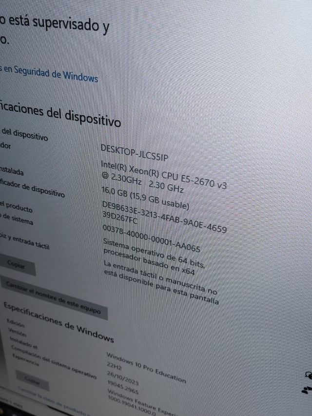 Ordenador Gamer Xeon