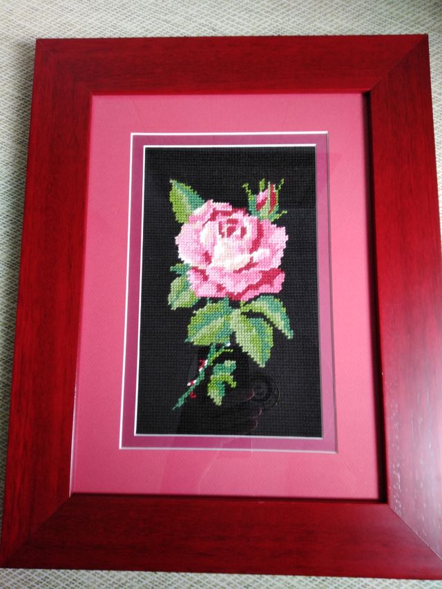 Cuadro decorativo-tapiz enmarcado