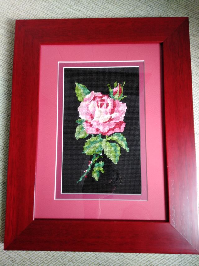 Cuadro decorativo-tapiz enmarcado