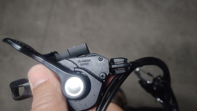 Desviador completo xt biplato shimano