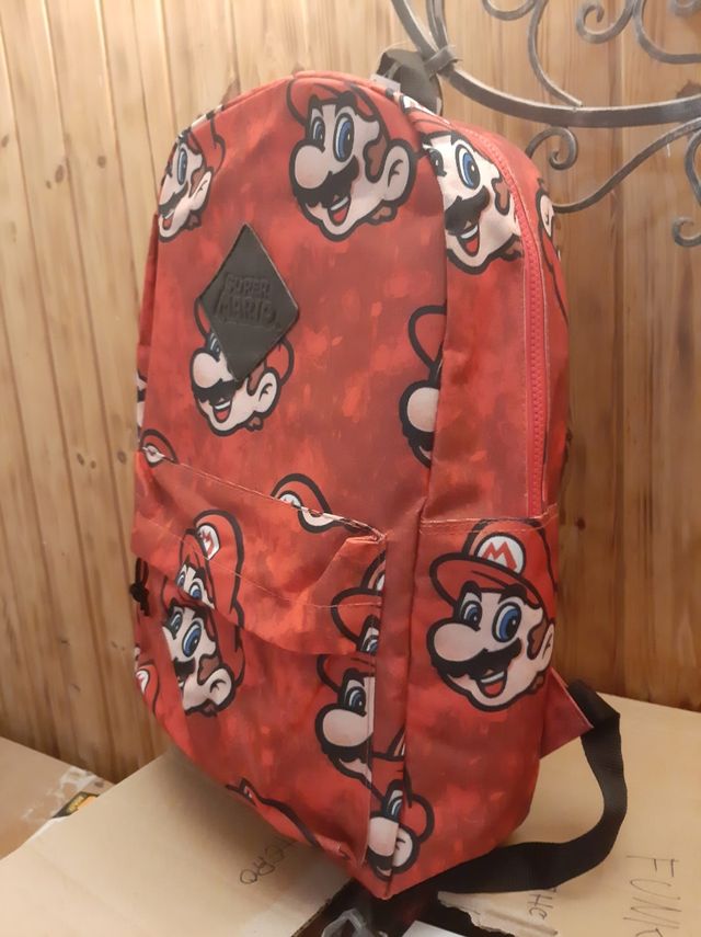 Mochila Súper Mario y libreta