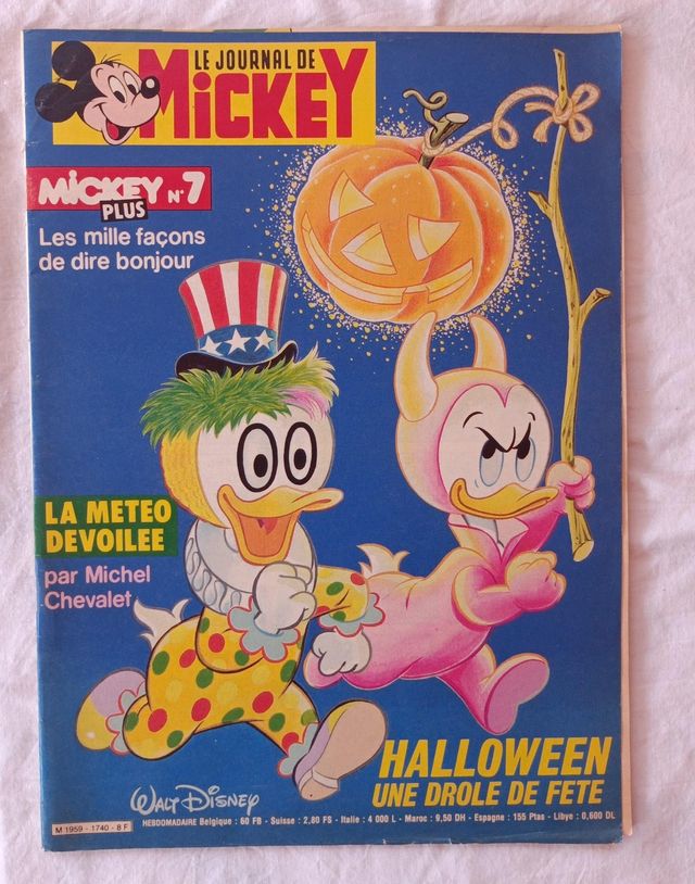 Le Journal de Mickey -5 revistas- magazine Comic