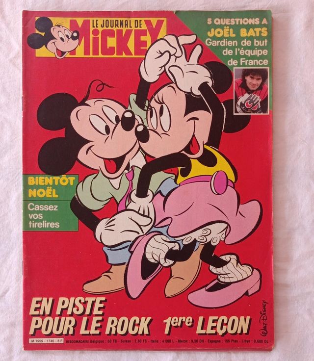 Le Journal de Mickey -5 revistas- magazine Comic