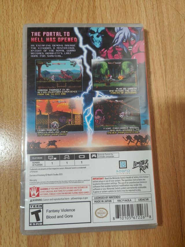 Demons of asteborg Switch Nuevo