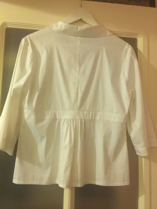 Camisa chica Amitié en blanco de Algodón!