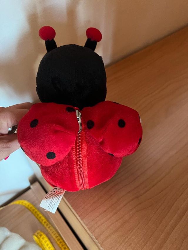 peluche coccinella