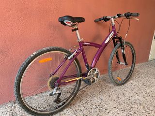 Bicicleta btwin original5 morada