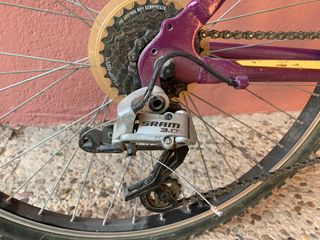 Bicicleta btwin original5 morada