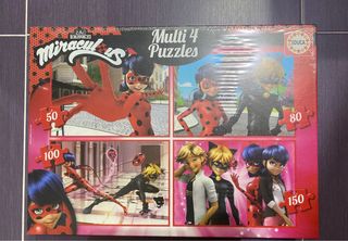 Puzzles Miraculous Ladybug y Cat Noir