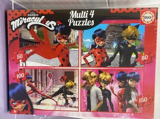 Puzzles Miraculous Ladybug y Cat Noir