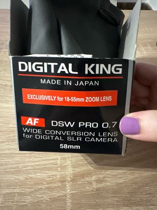 Convertidor digital gran angular 0.7X