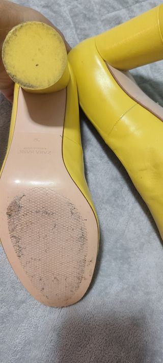 Zapatos piel Zara