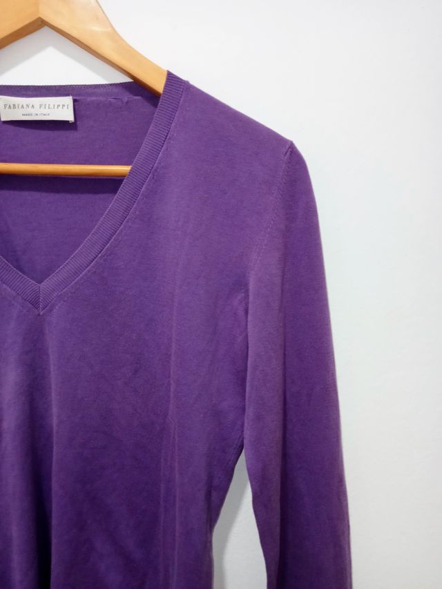 Maglione viola Fabiana Filippi