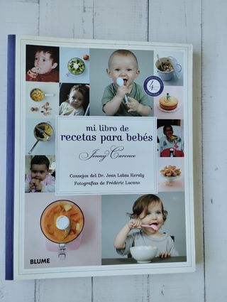 Mi libro de recetas para bebé. Tapa blan