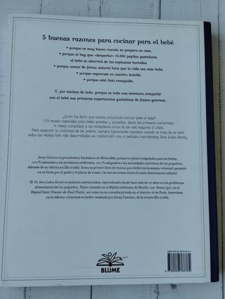 Mi libro de recetas para bebé. Tapa blan