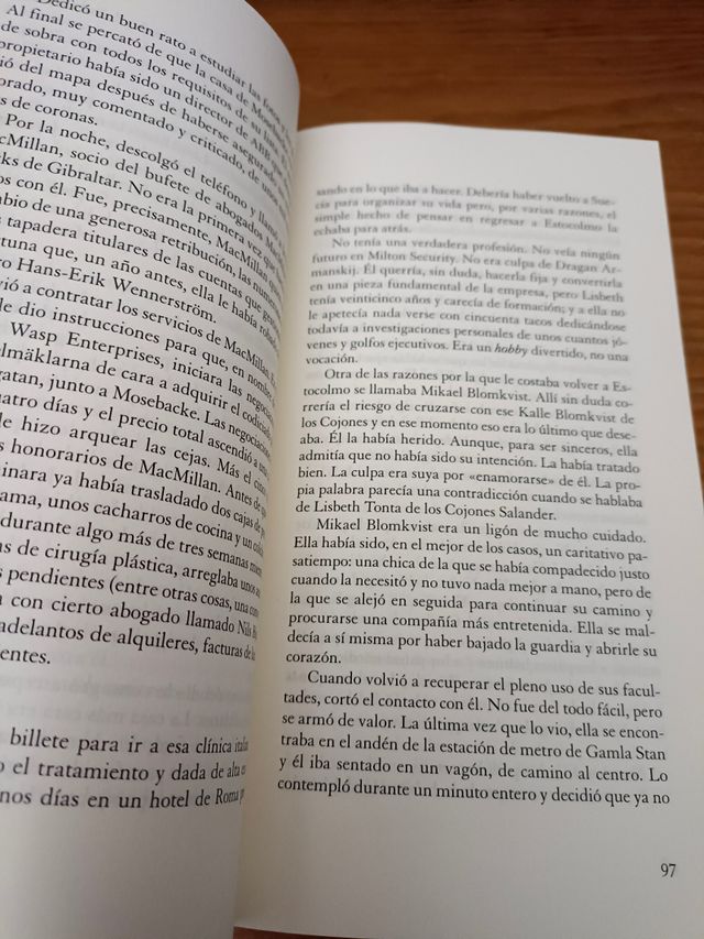 La chica que soñaba con una cerilla. Millennium 2.