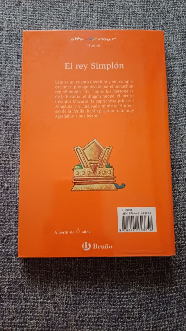 Libro El rey Simplón