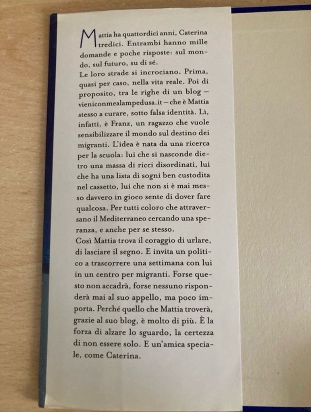 Ammare, vieni con me a Lampedusa