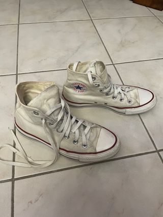 scarpe Converse AllStar donna bianche