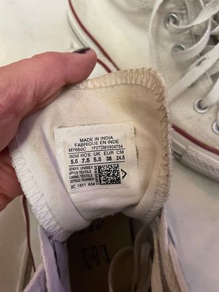scarpe Converse AllStar donna bianche