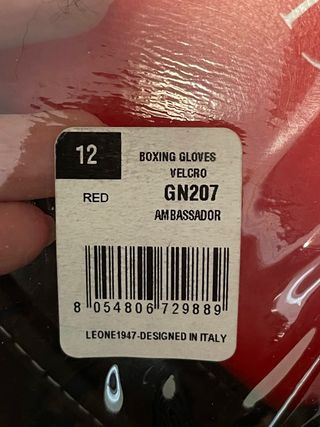 Guantes de Boxeo Leone 1947 Piel Nuevos