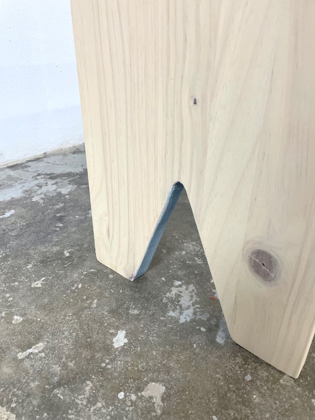 Banco de madera maciza