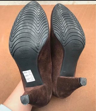 stivaletti scamosciati marrone