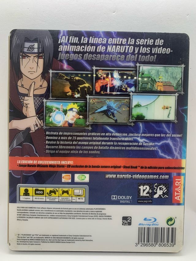 Naruto Ultimate Ninja Storm steelbook PS3